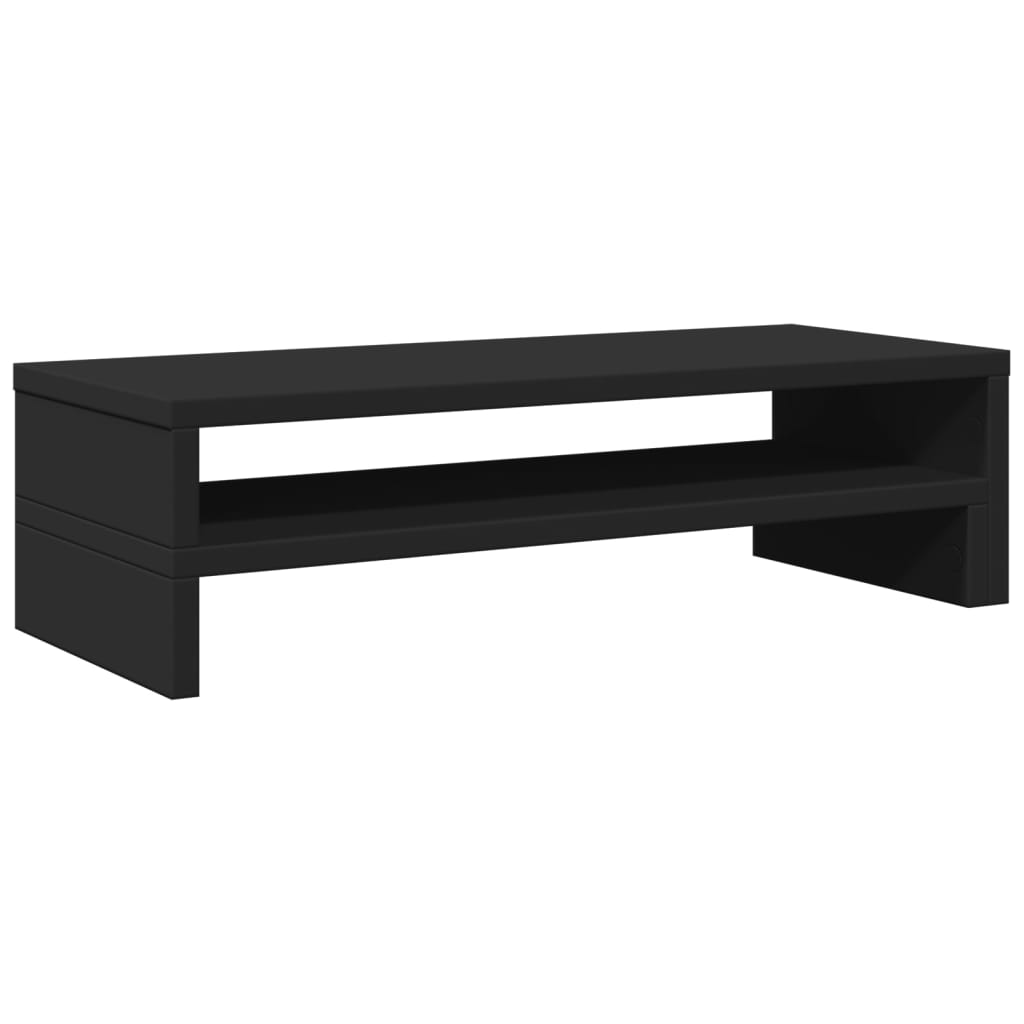 Monitor Stand Black 54x22x15 cm Wood Material