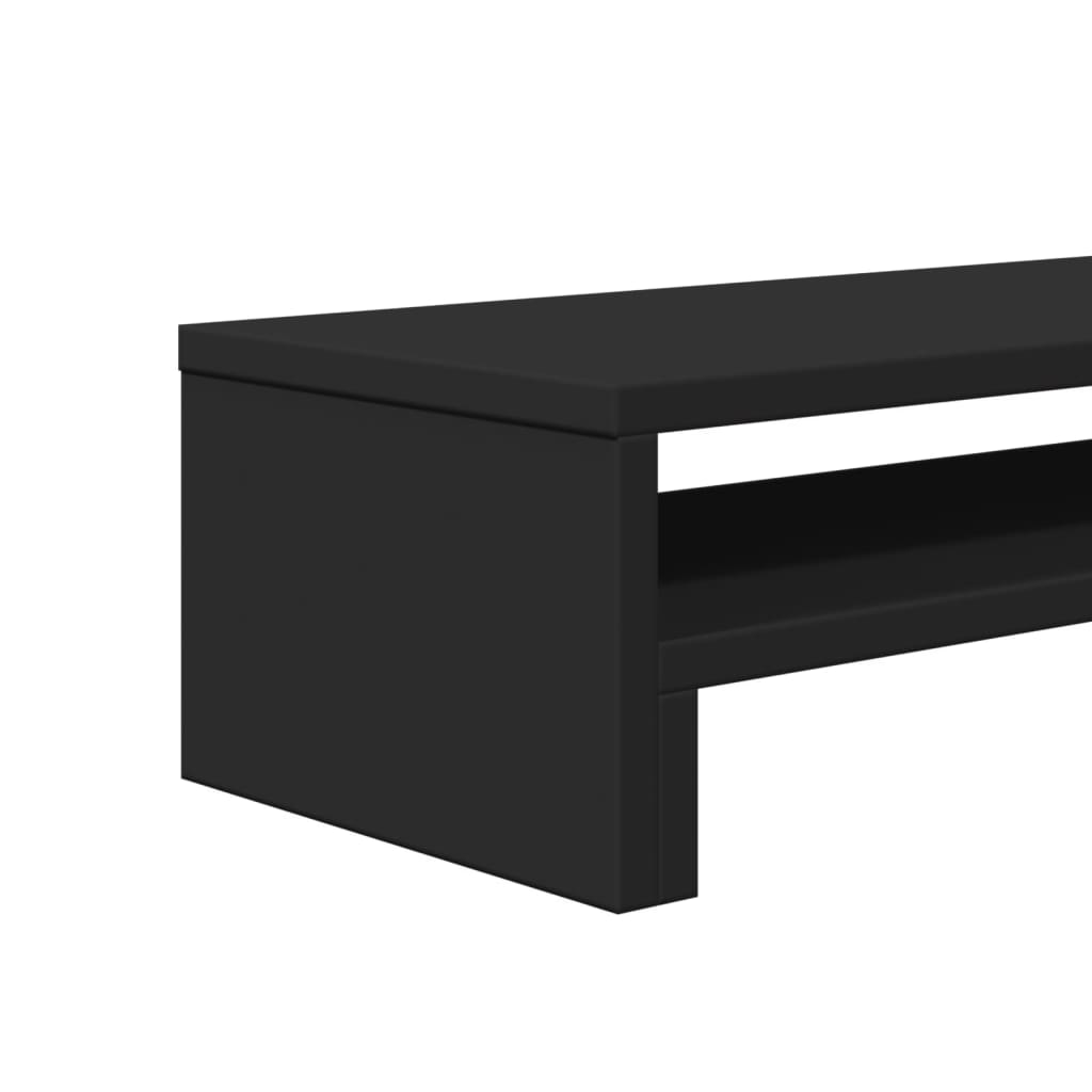 Monitor Stand Black 54x22x15 cm Wood Material