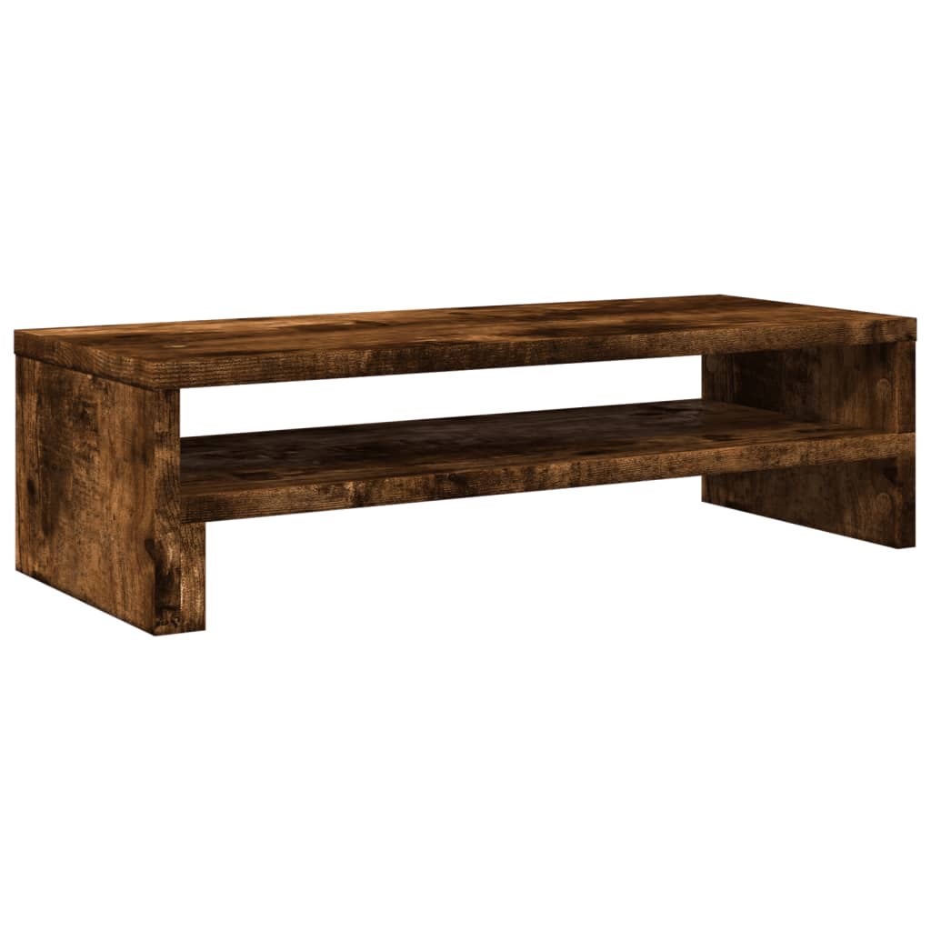 Monitor stand smoked oak 54x22x15 cm wood material