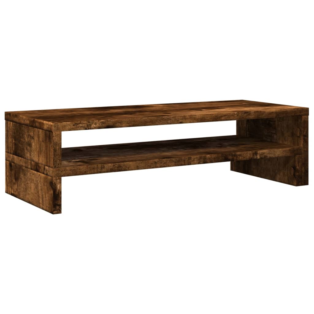 Monitor stand smoked oak 54x22x15 cm wood material