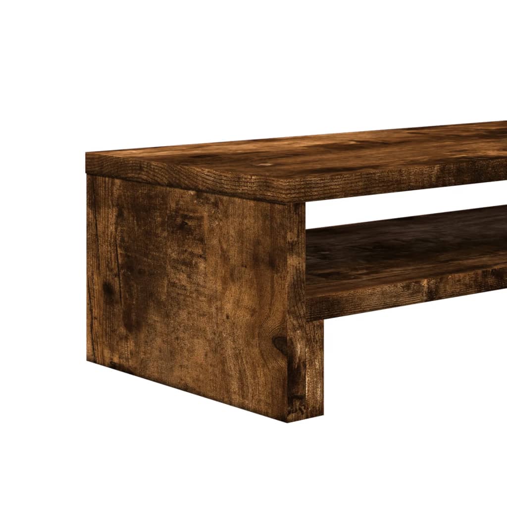 Monitor stand smoked oak 54x22x15 cm wood material