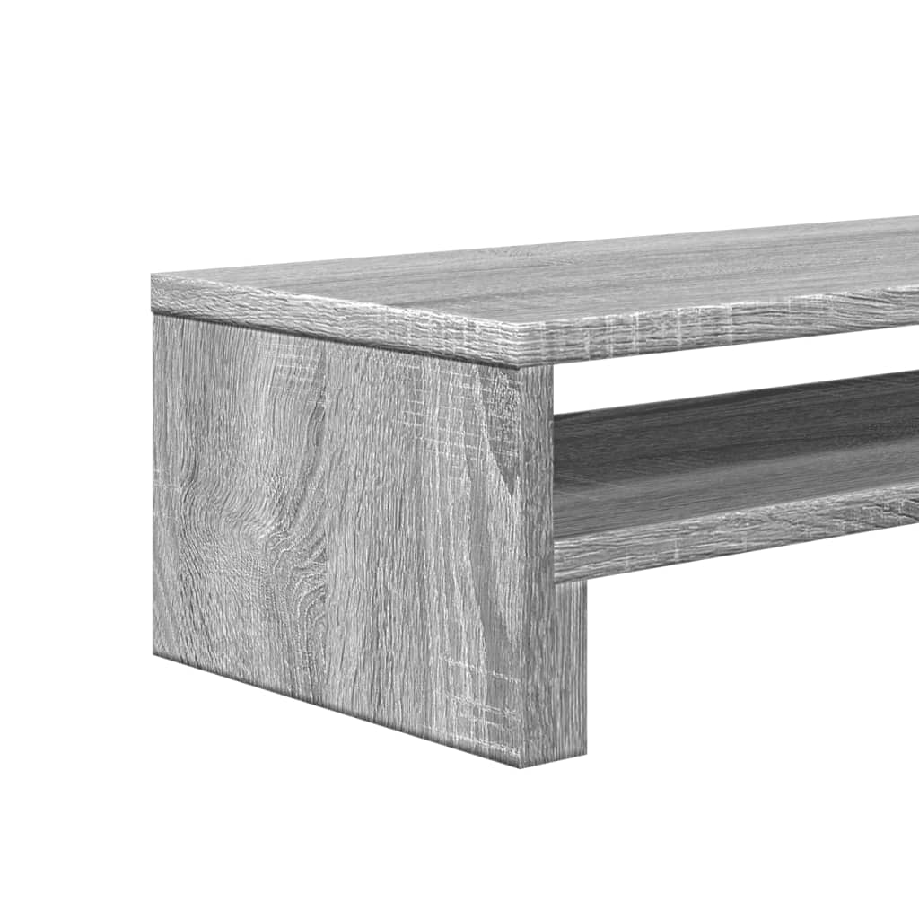 Monitor Stand Gray Sonoma 54x22x15 cm Wood Material