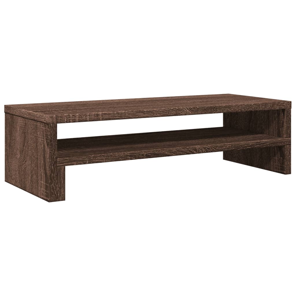 Monitor Stand Brown Oak Look 54x22x15 cm Wood Material