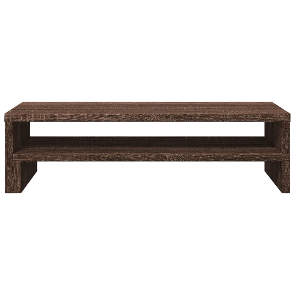 Monitorständer Braun Eichen-Optik 54x22x15 cm Holzwerkstoff