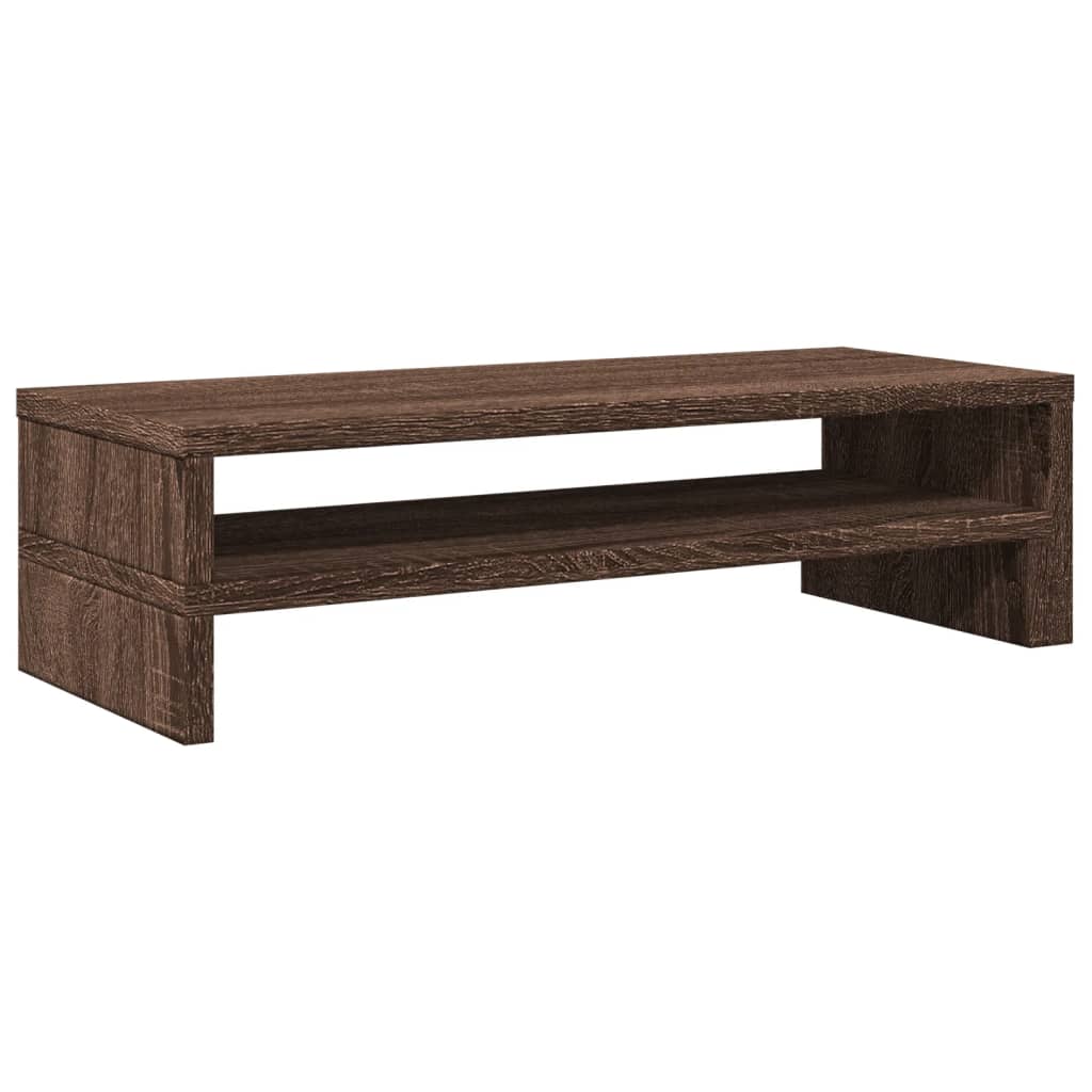 Monitor Stand Brown Oak Look 54x22x15 cm Wood Material