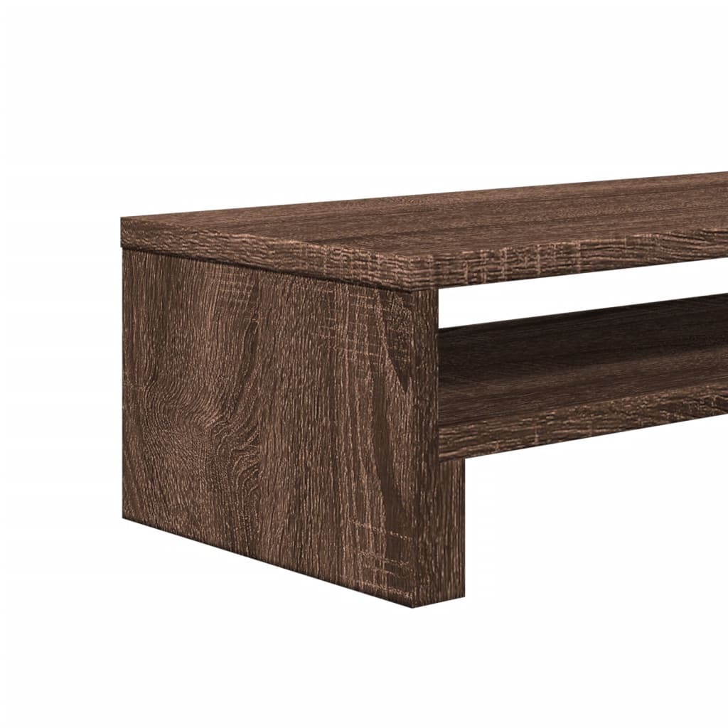 Monitor Stand Brown Oak Look 54x22x15 cm Wood Material