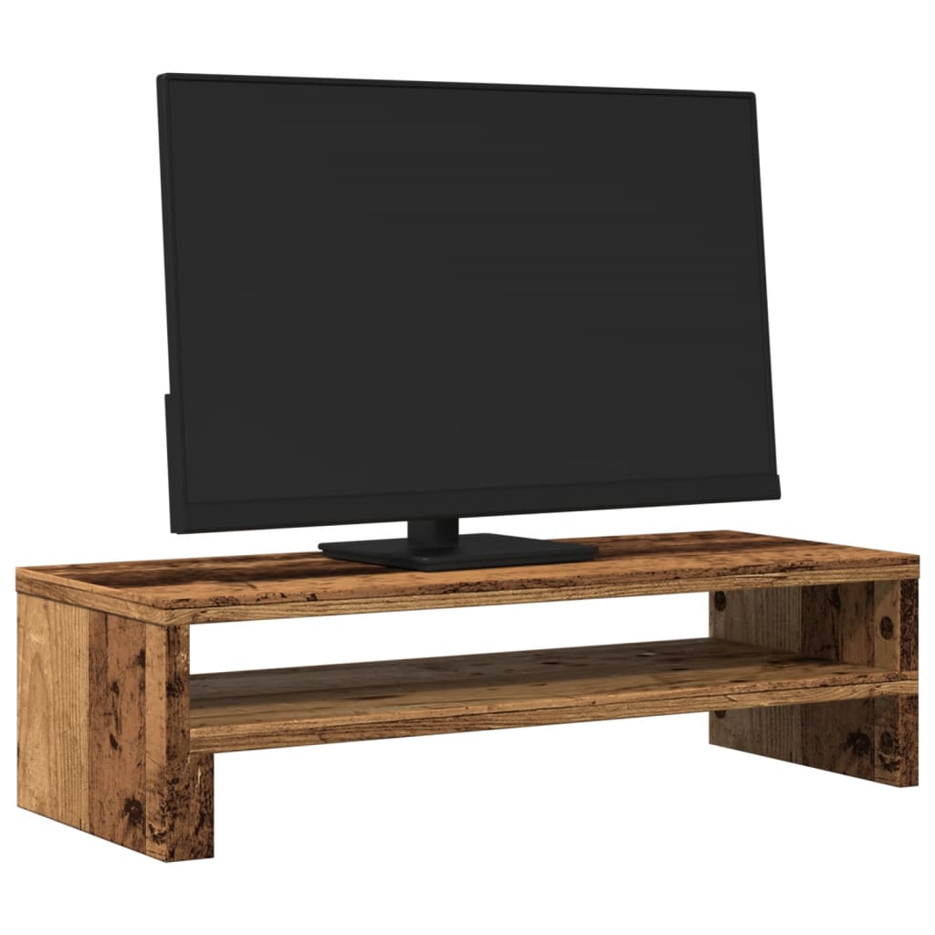 Monitorständer Altholz-Optik 54x22x15 cm Holzwerkstoff