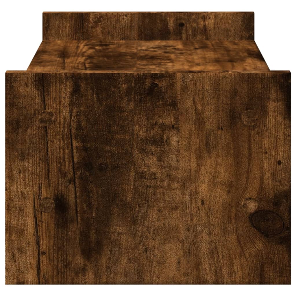 Monitor stand smoked oak 50x27x20 cm wood material