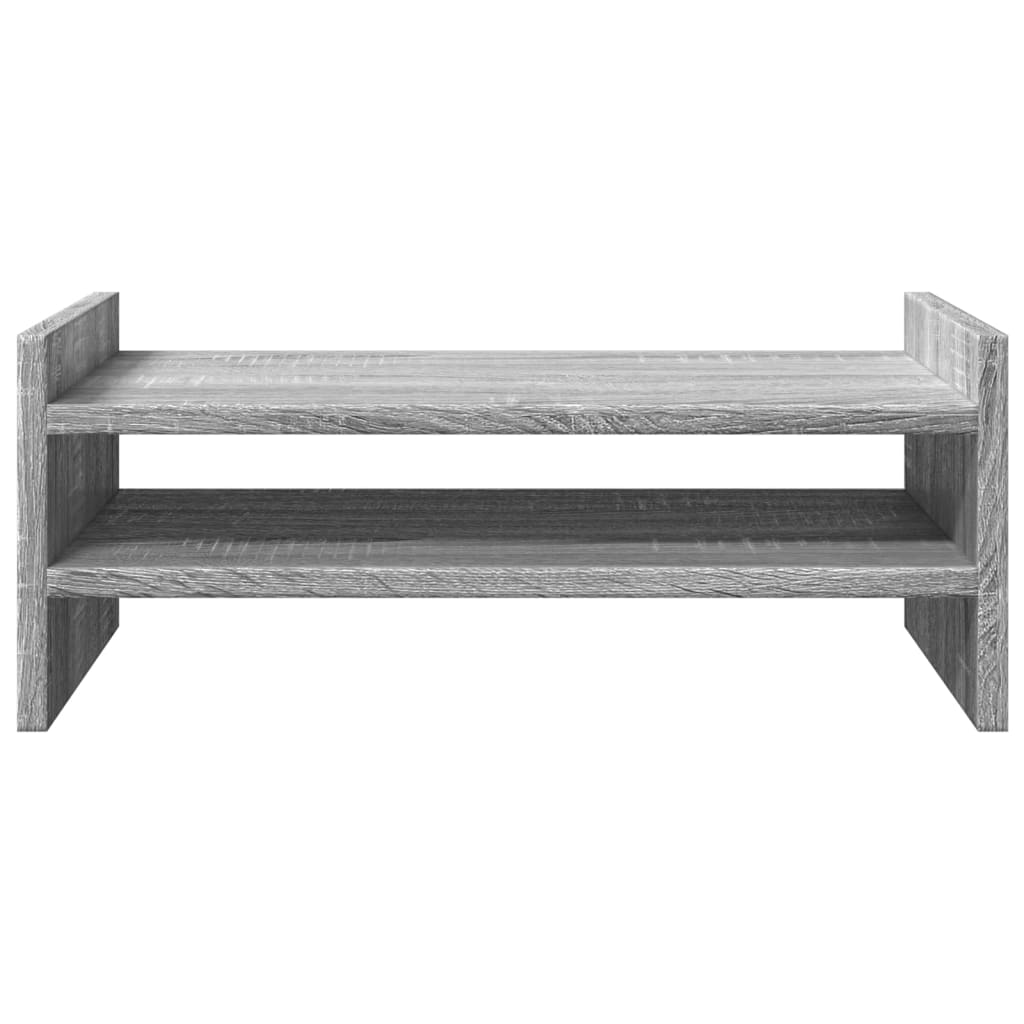 Monitor Stand Gray Sonoma 50x27x20 cm Wood Material