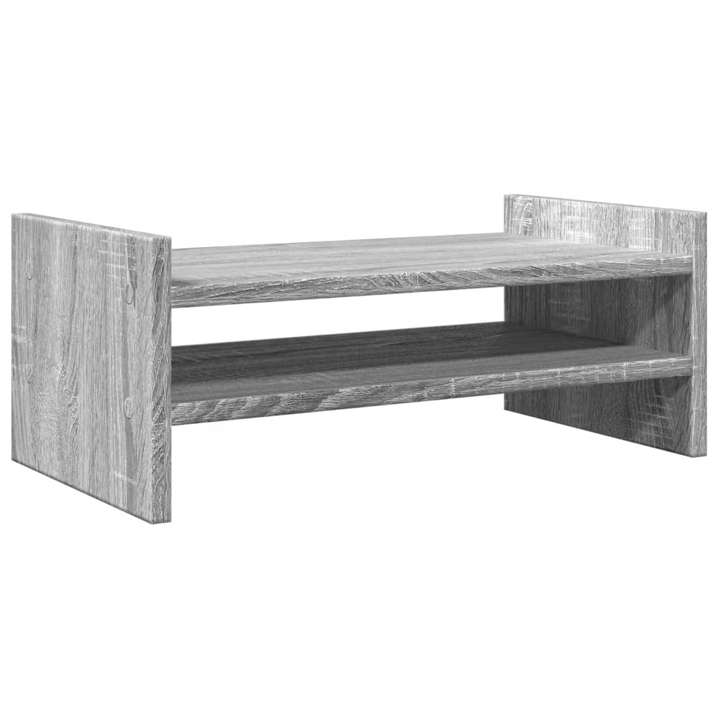 Monitorständer Grau Sonoma 50x27x20 cm Holzwerkstoff