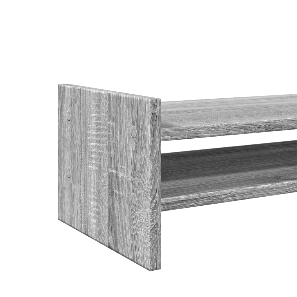 Monitor Stand Gray Sonoma 50x27x20 cm Wood Material