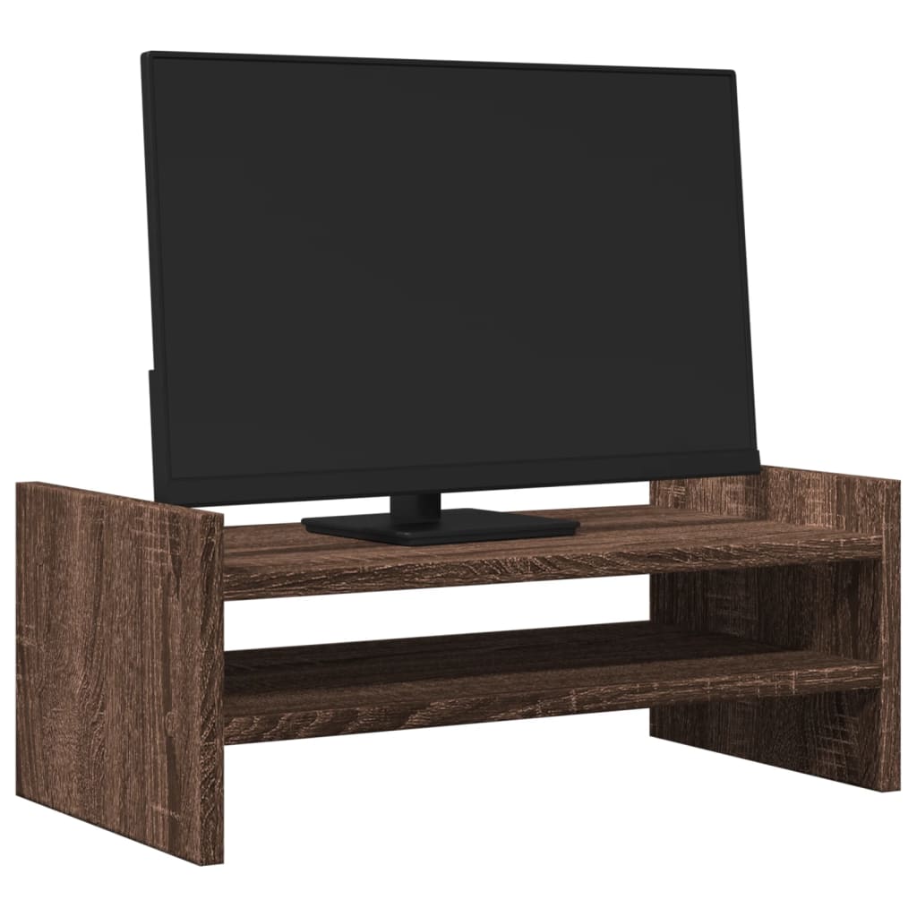 Monitor stand oak look 50x27x20 cm wood material