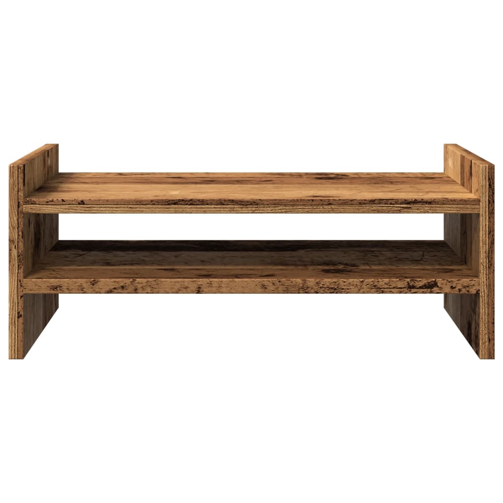 Monitor stand old wood look 50x27x20 cm wood material