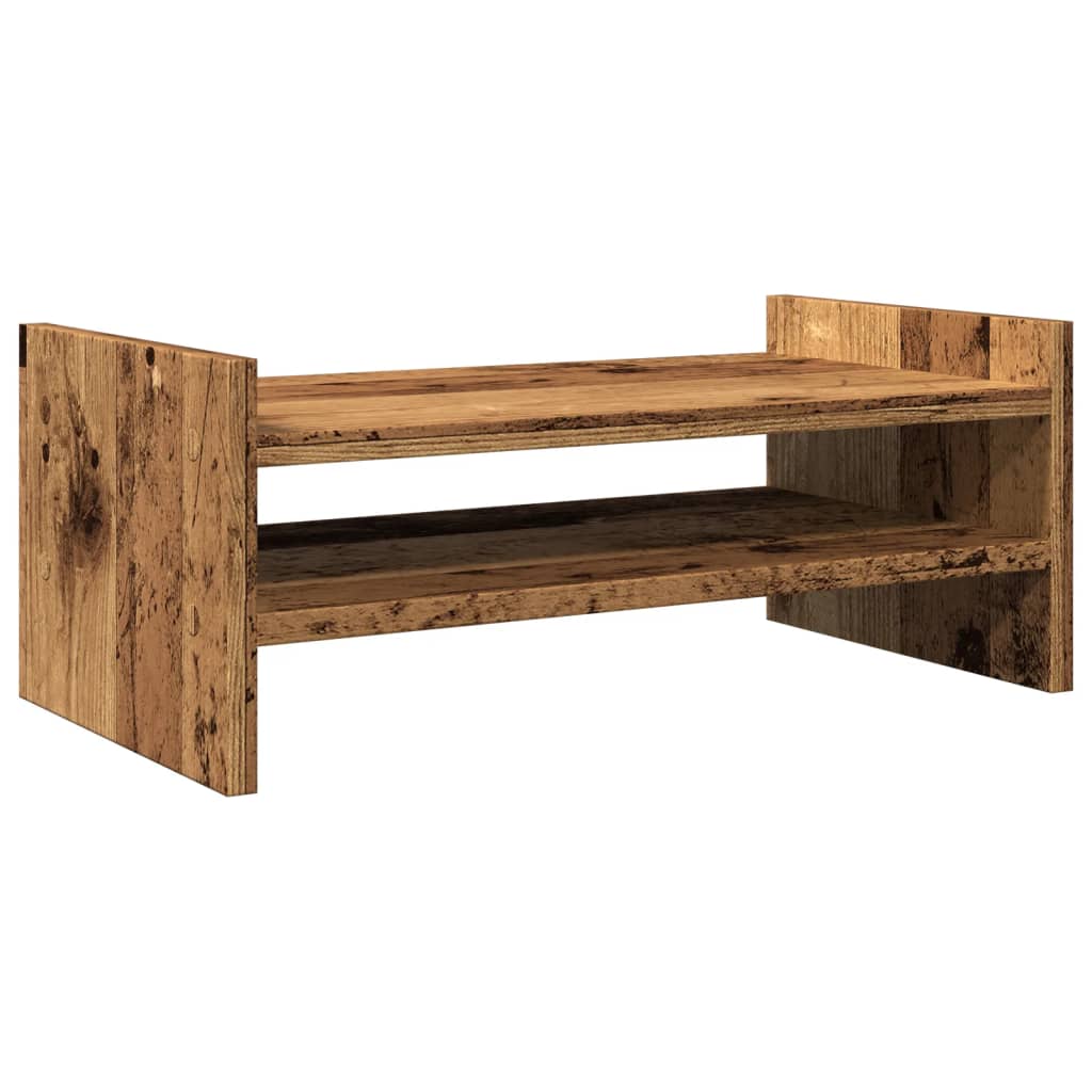 Monitor stand old wood look 50x27x20 cm wood material