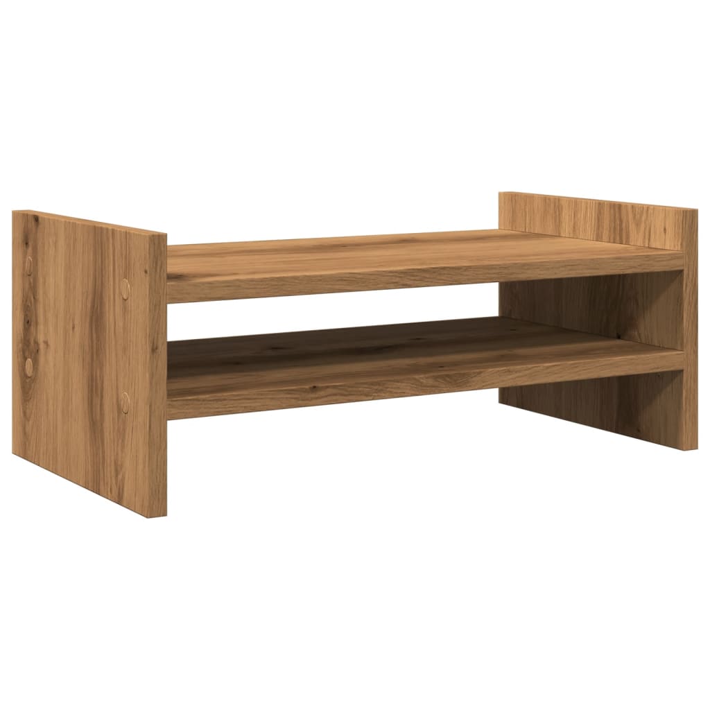 Monitor stand Artisan oak 50x27x20 cm wood material