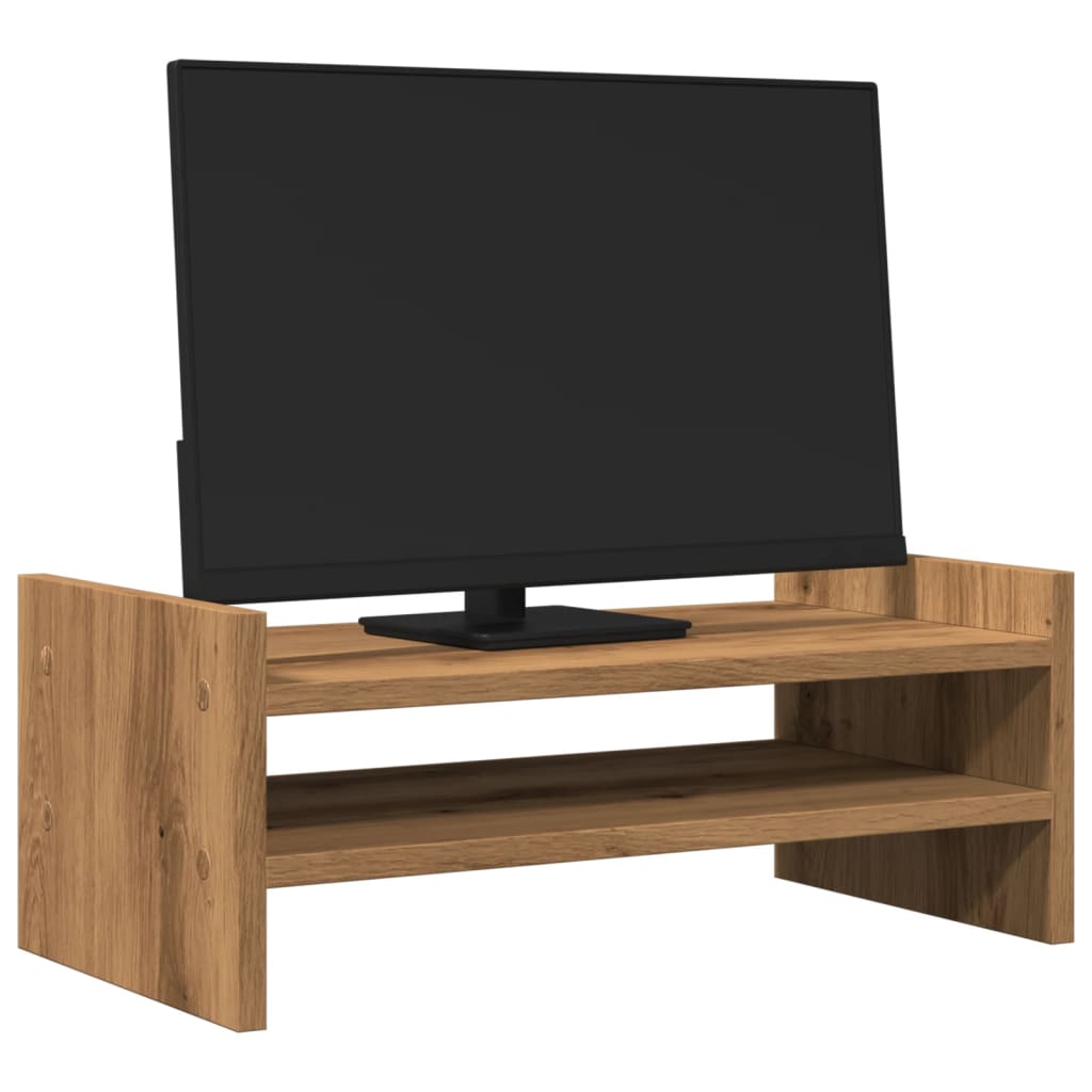 Monitorständer Artisan-Eiche 50x27x20 cm Holzwerkstoff