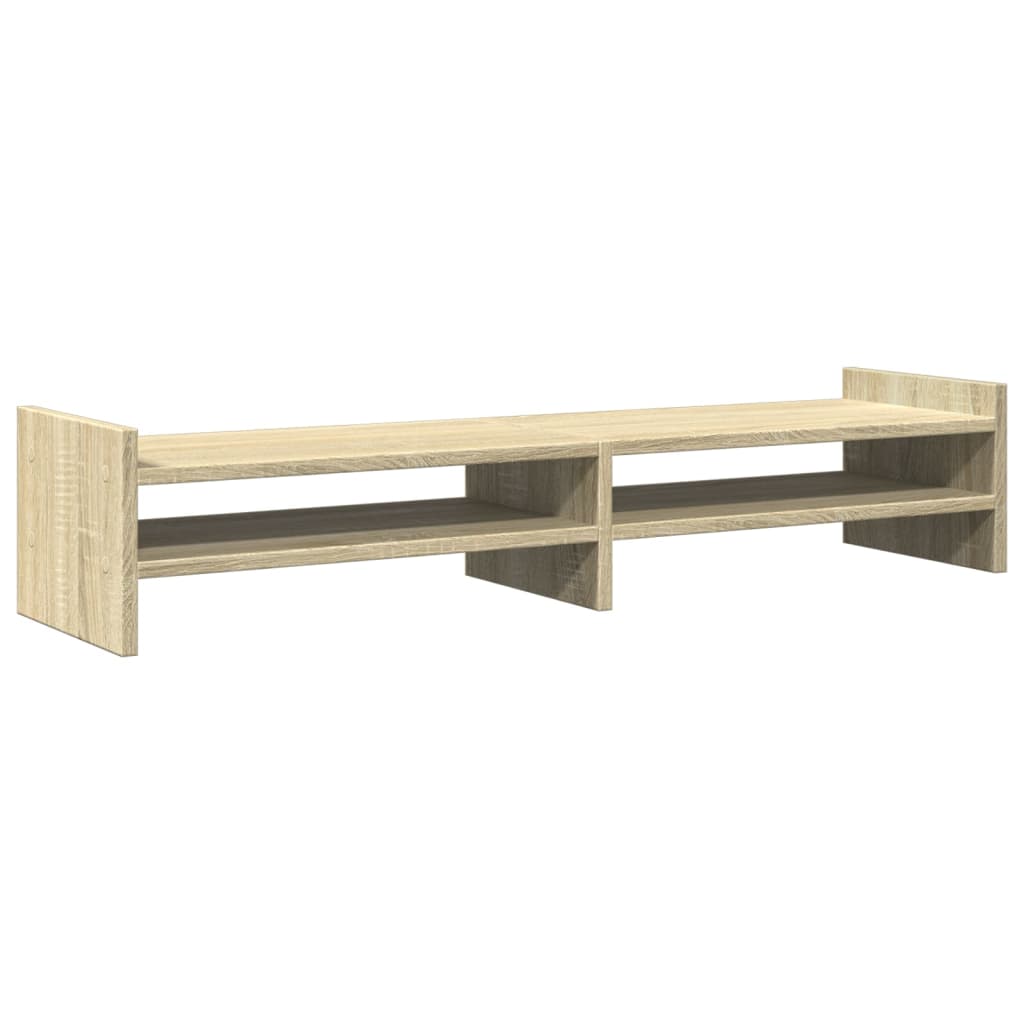 Monitor stand Sonoma oak 100x27x20 cm wood material