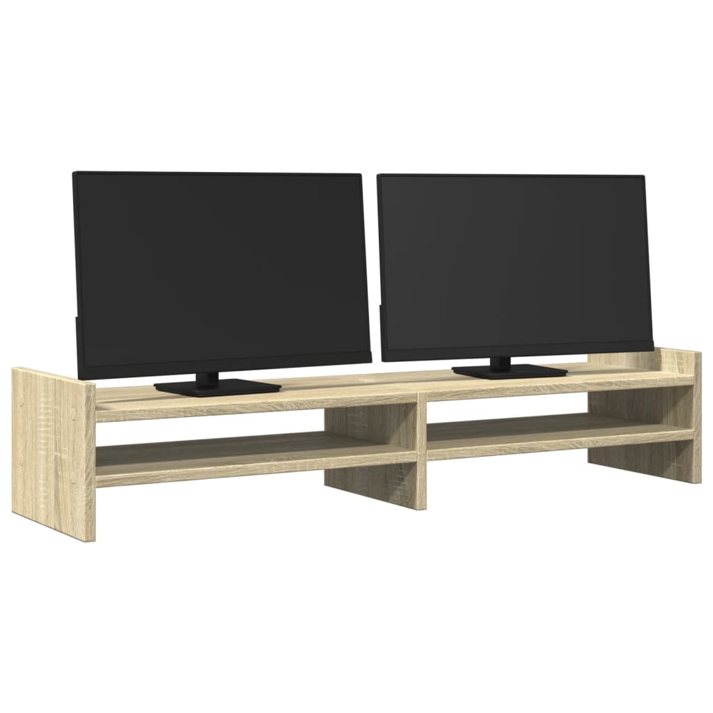 Monitorständer Sonoma-Eiche 100x27x20 cm Holzwerkstoff