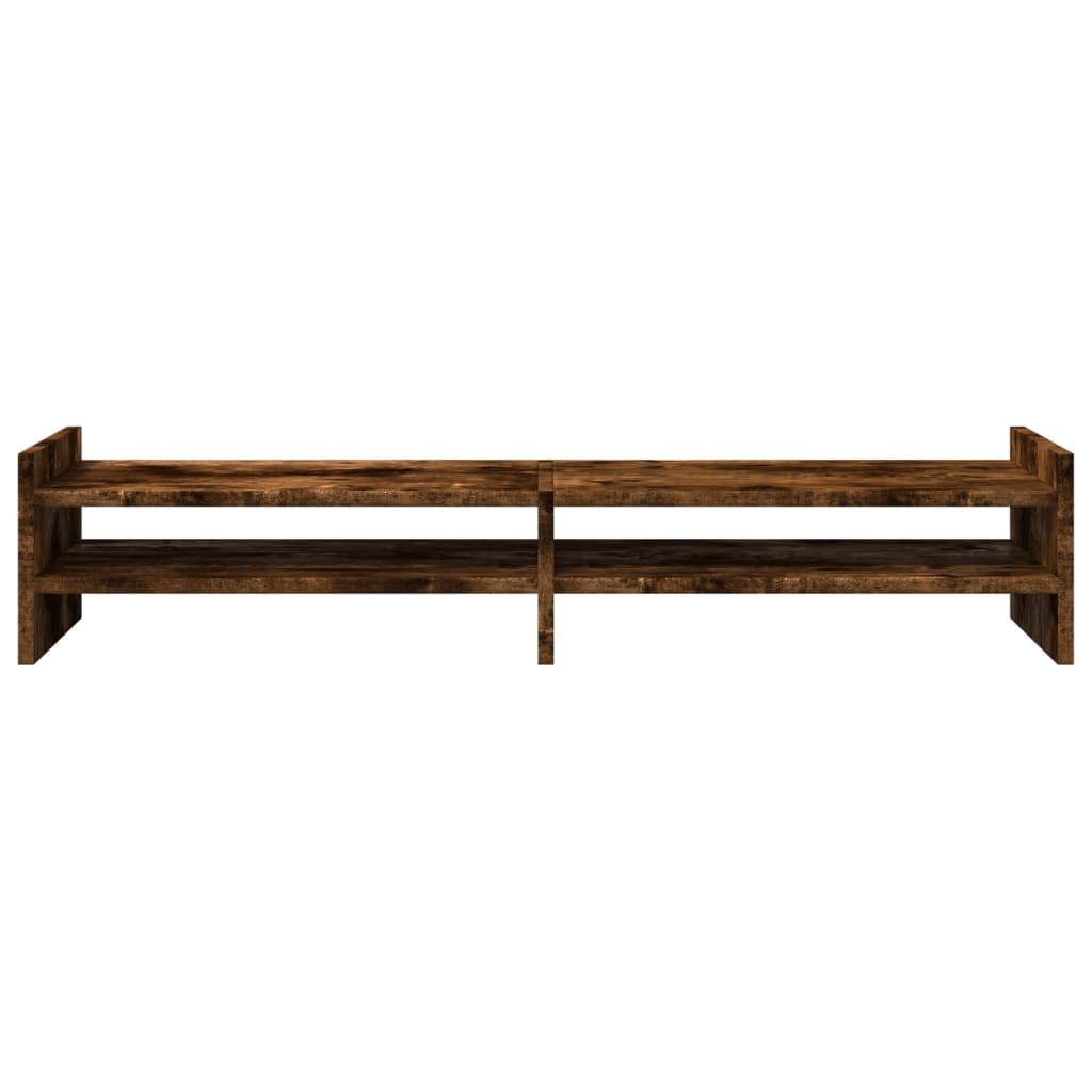 Monitor stand smoked oak 100x27x20 cm wood material