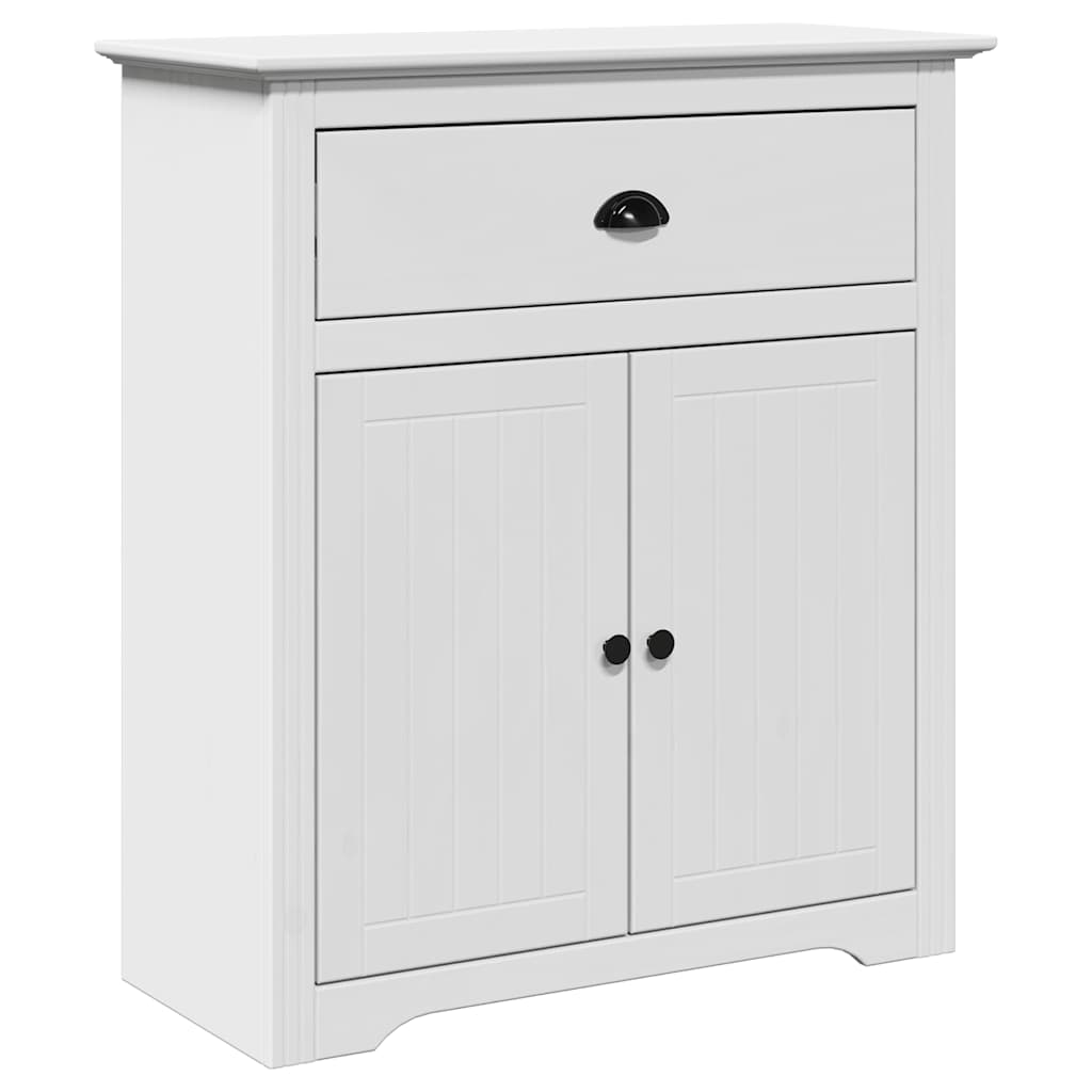 Hallway Cabinet BODO White 80x35x90 cm