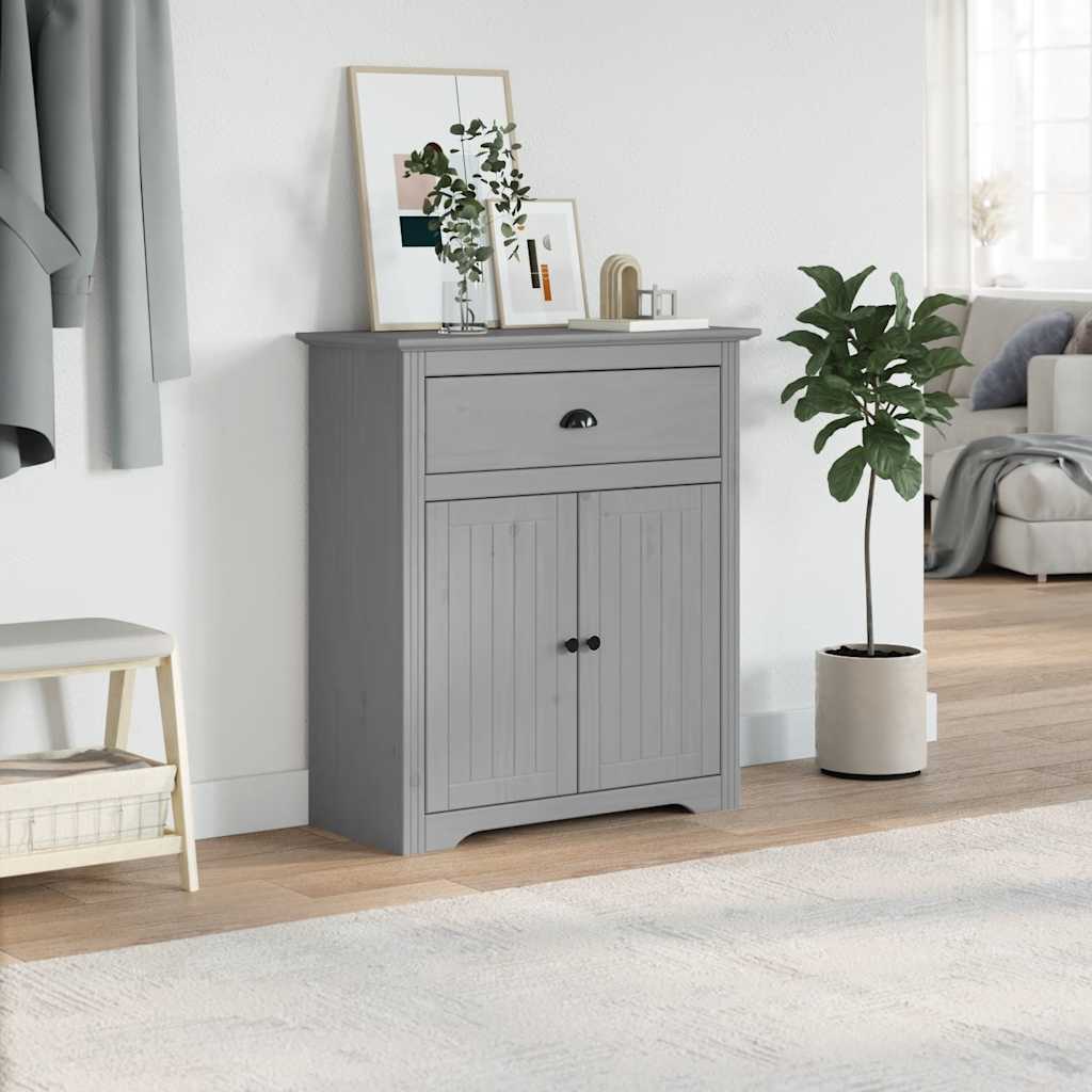 Hall cabinet BODO gray 80x35x90 cm