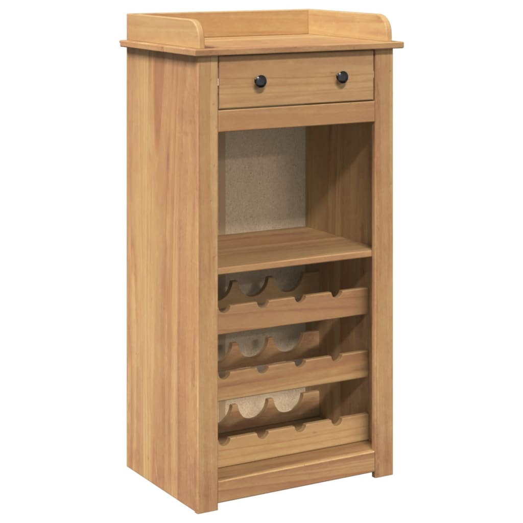 Wine cabinet Panama 57x40x111.5 cm solid pine wood