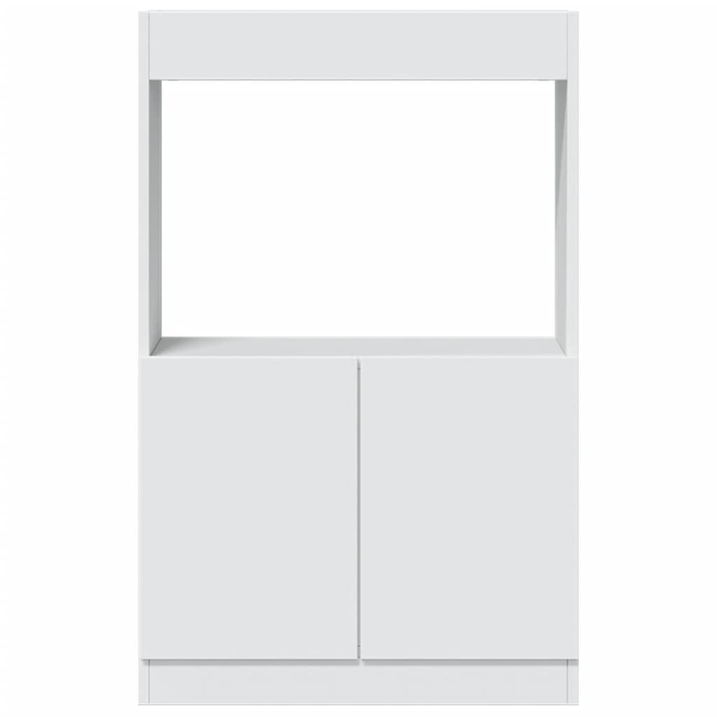 Highboard White 63x33x100 cm Wood Material