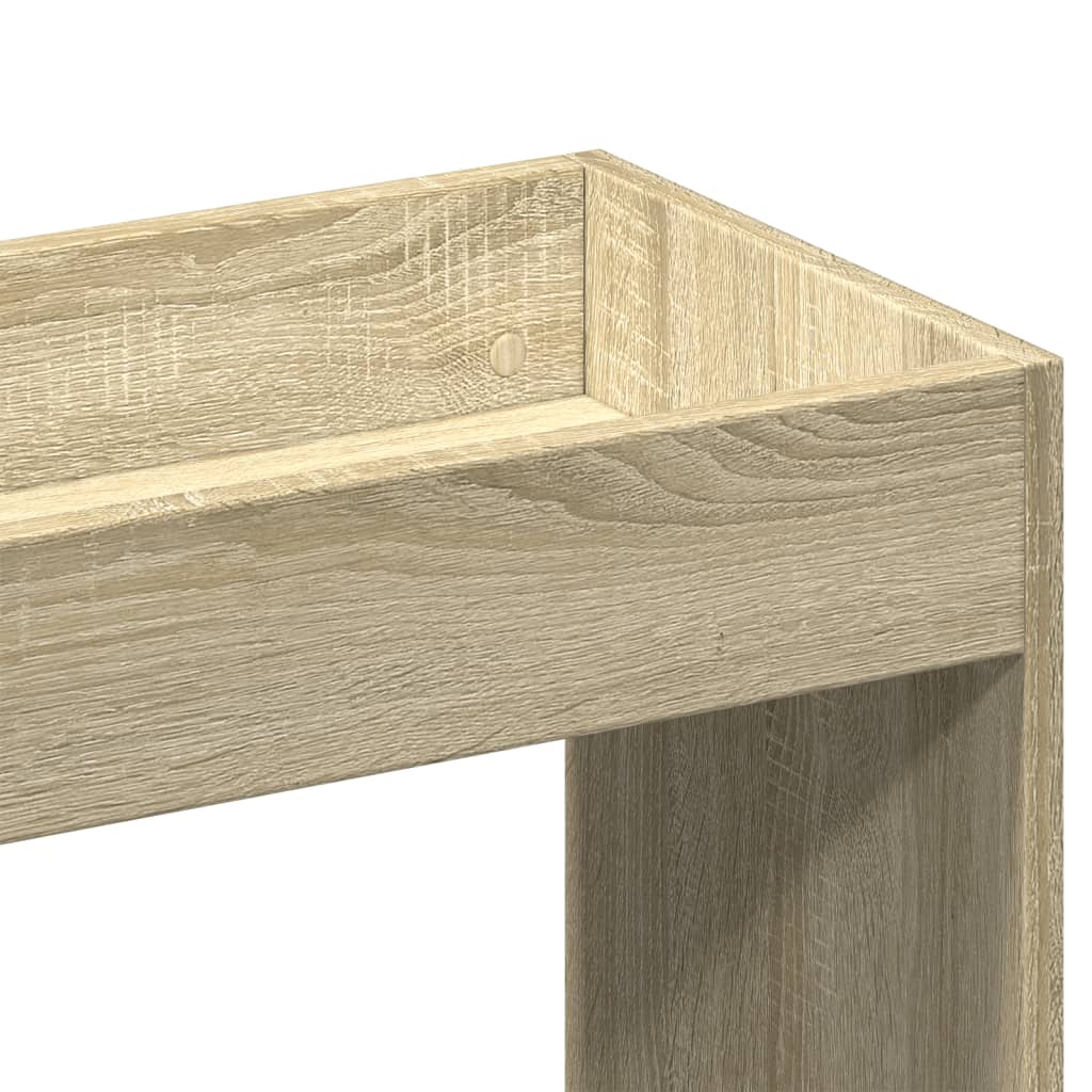 Highboard Sonoma-Eiche 63x33x100 cm Holzwerkstoff