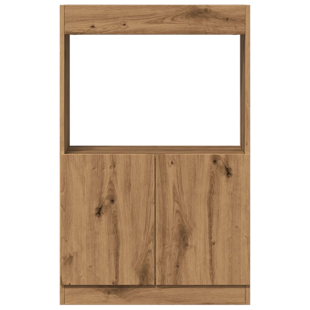 Highboard Artisan Oak 63x33x100 cm Wood Material