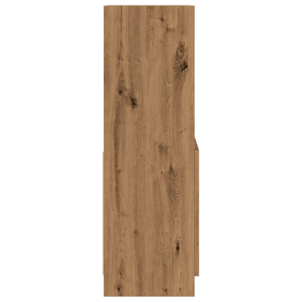 Highboard Artisan-Eiche 63x33x100 cm Holzwerkstoff