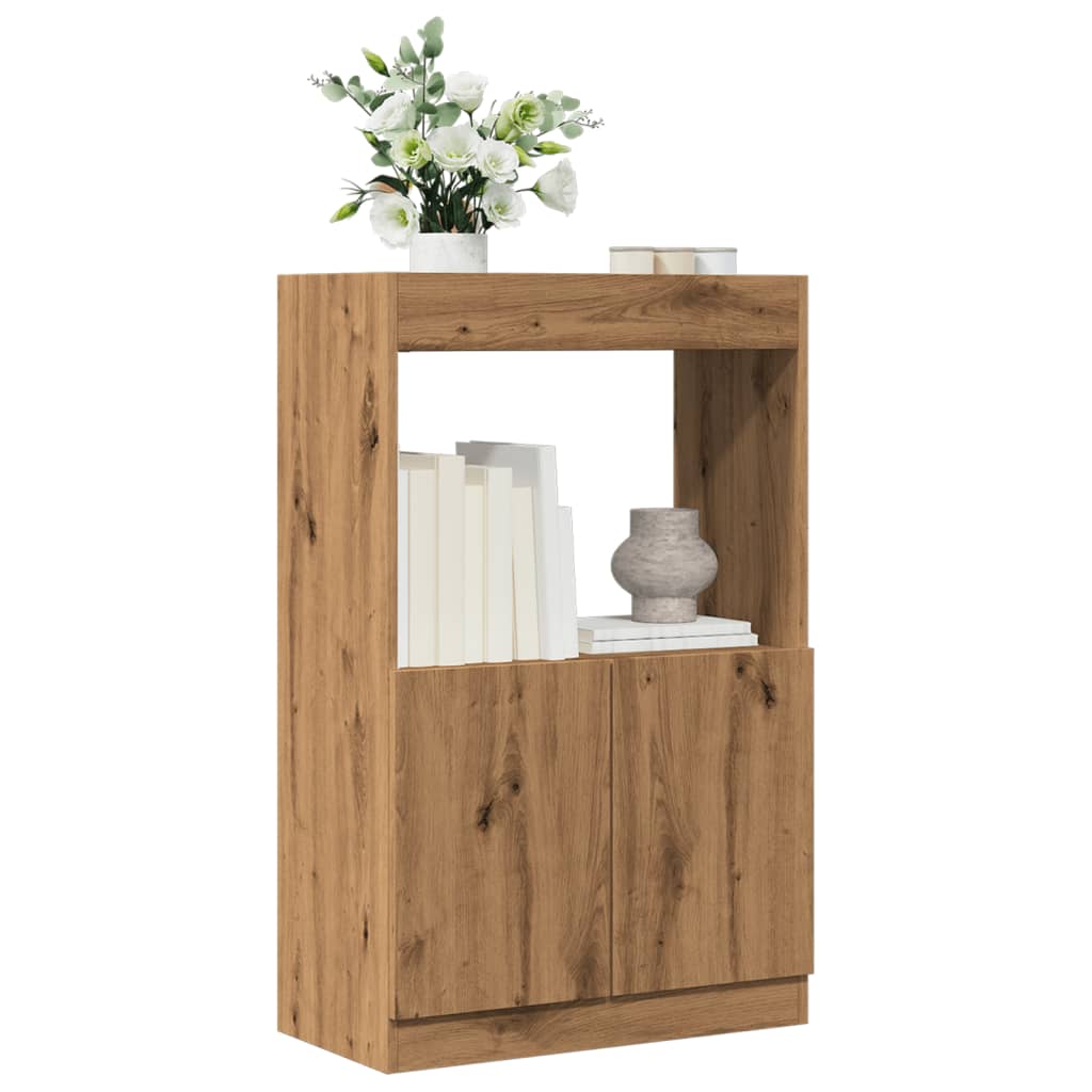 Highboard Artisan Oak 63x33x100 cm Wood Material