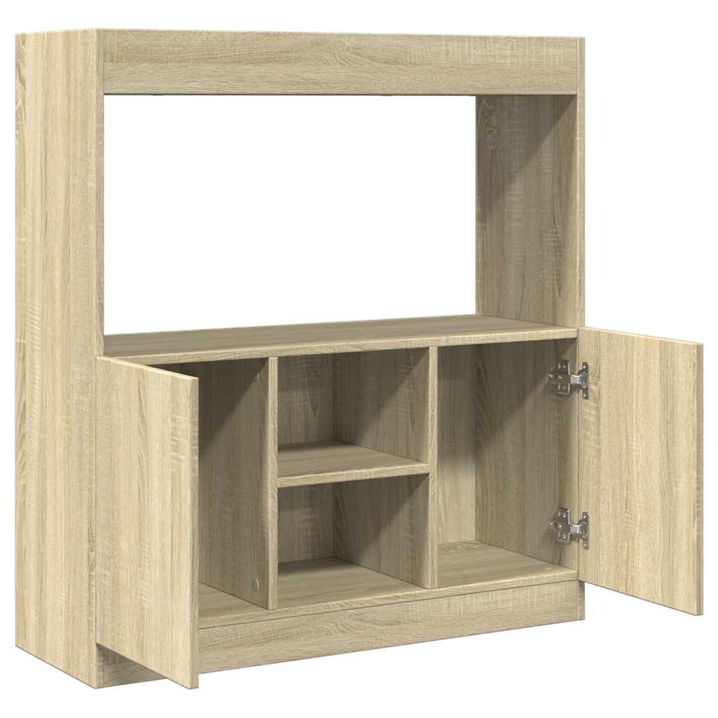 Highboard Sonoma Oak 92x33x100 cm Wood Material