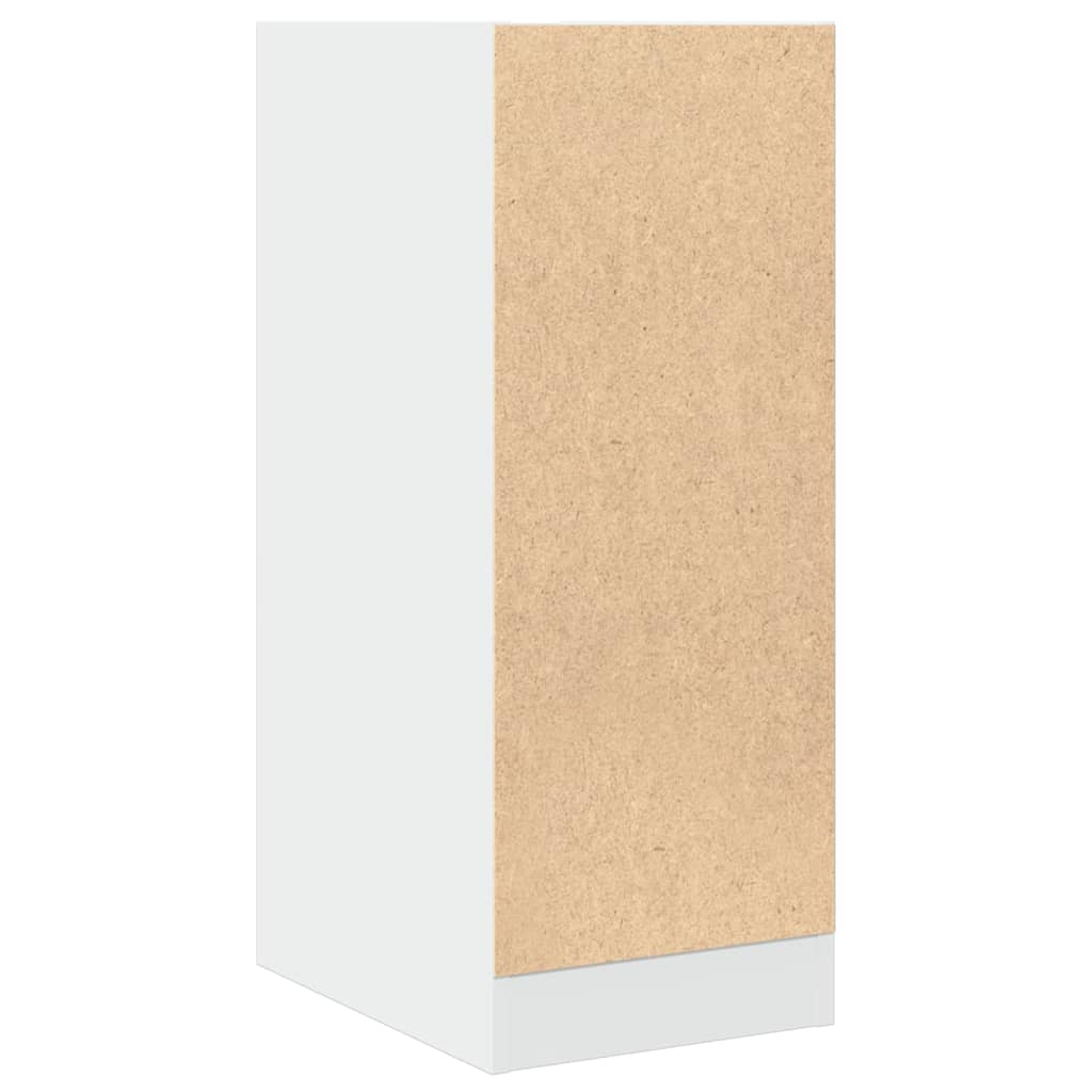 Apothecary Cabinet White 30x41x77.5 cm Wood Material