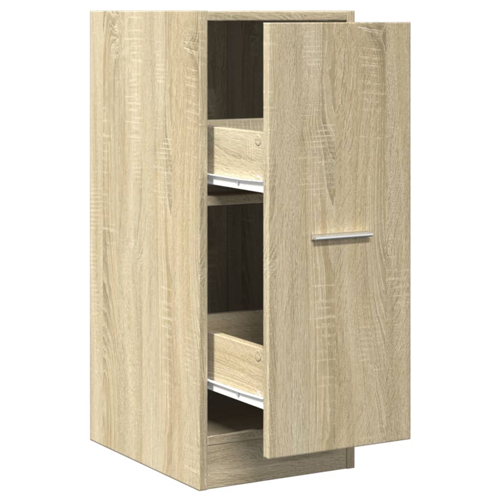 Apothecary Cabinet Sonoma Oak 30x41x77.5 cm Wood Material