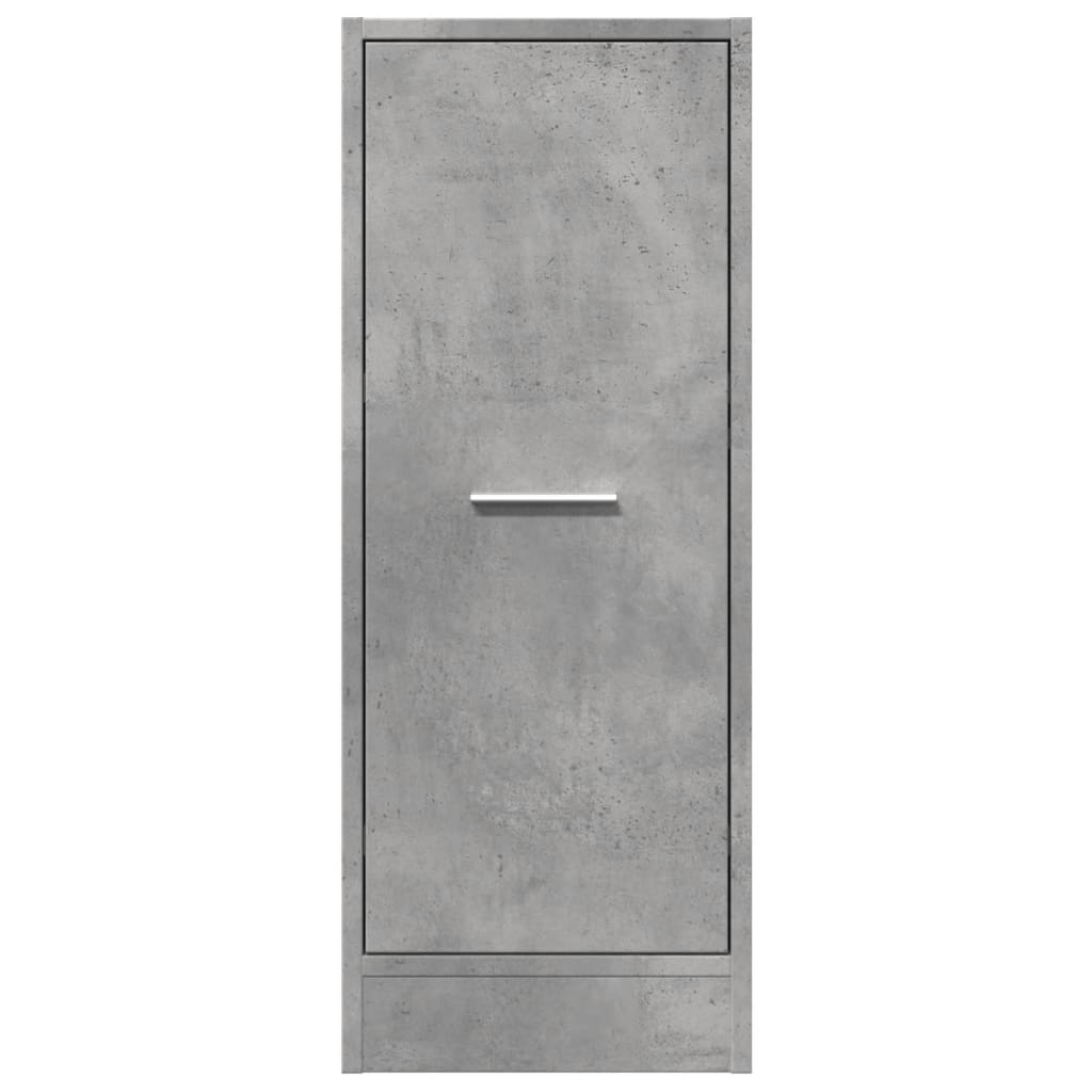 Apothecary Cabinet Concrete Grey 30x41x77.5 cm Wood Material