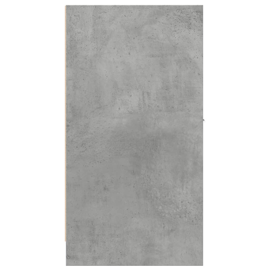 Apothecary Cabinet Concrete Grey 30x41x77.5 cm Wood Material