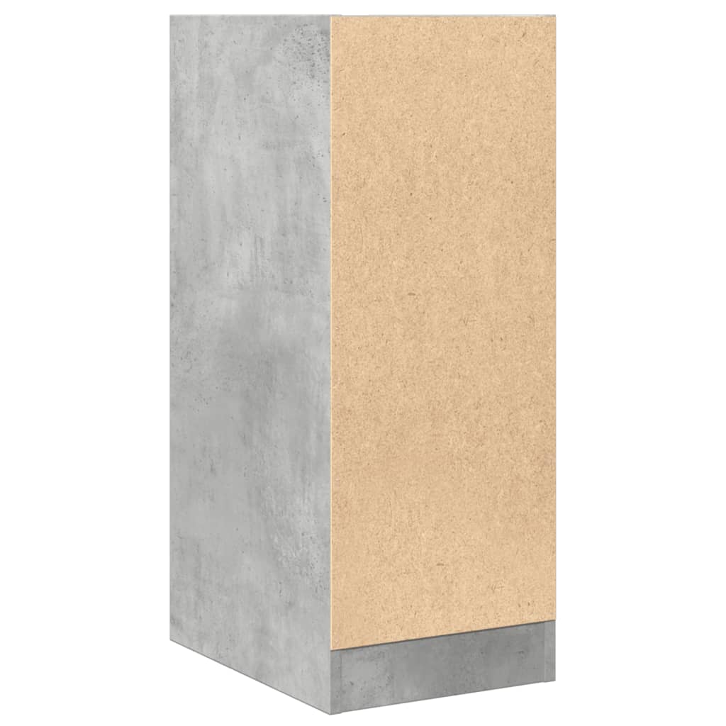 Apothecary Cabinet Concrete Grey 30x41x77.5 cm Wood Material