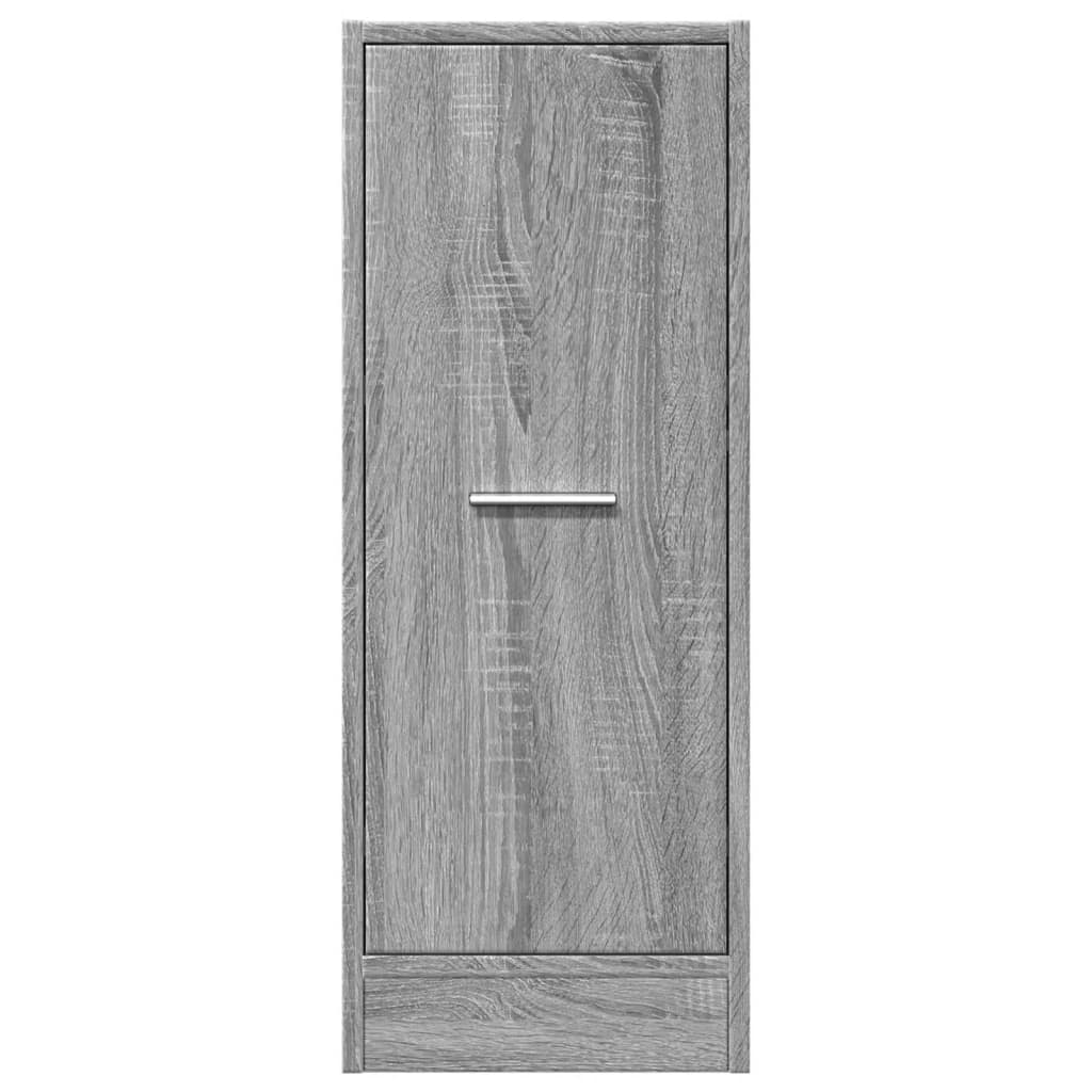 Apothecary Cabinet Gray Sonoma 30x41x77.5 cm Wood Material