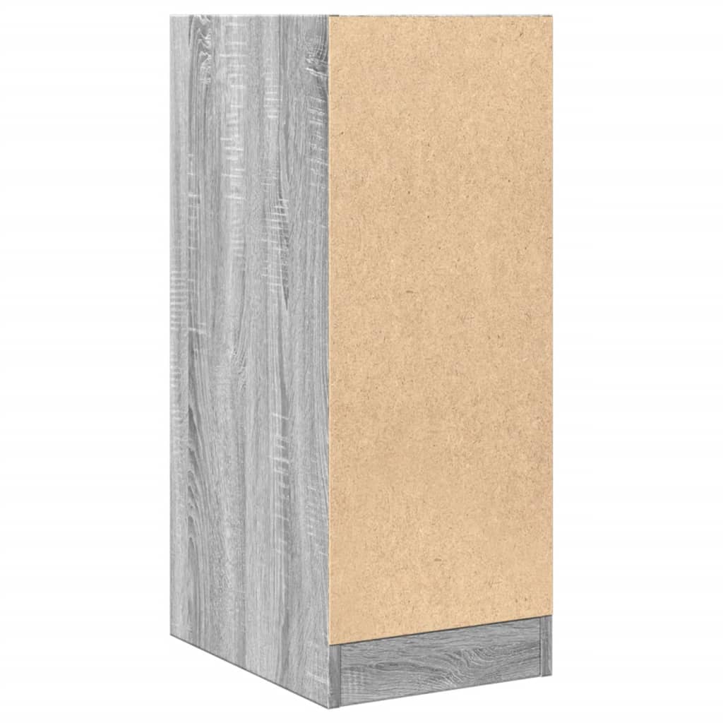 Apothecary Cabinet Gray Sonoma 30x41x77.5 cm Wood Material