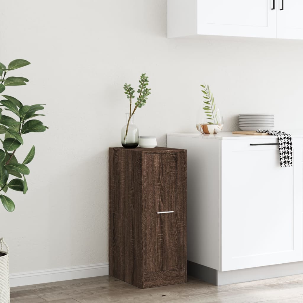 Apothecary Cabinet Brown Oak Look 30x41x77.5 cm Wood Material