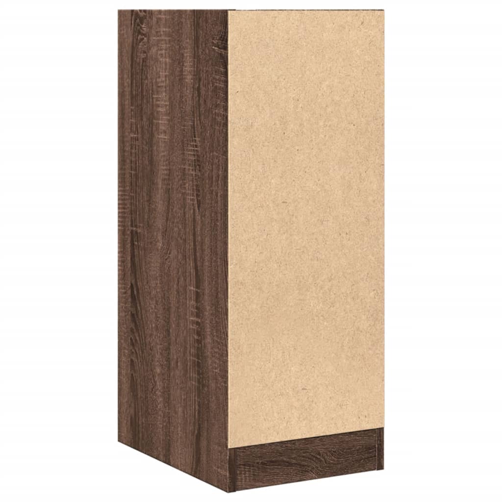 Apothecary Cabinet Brown Oak Look 30x41x77.5 cm Wood Material