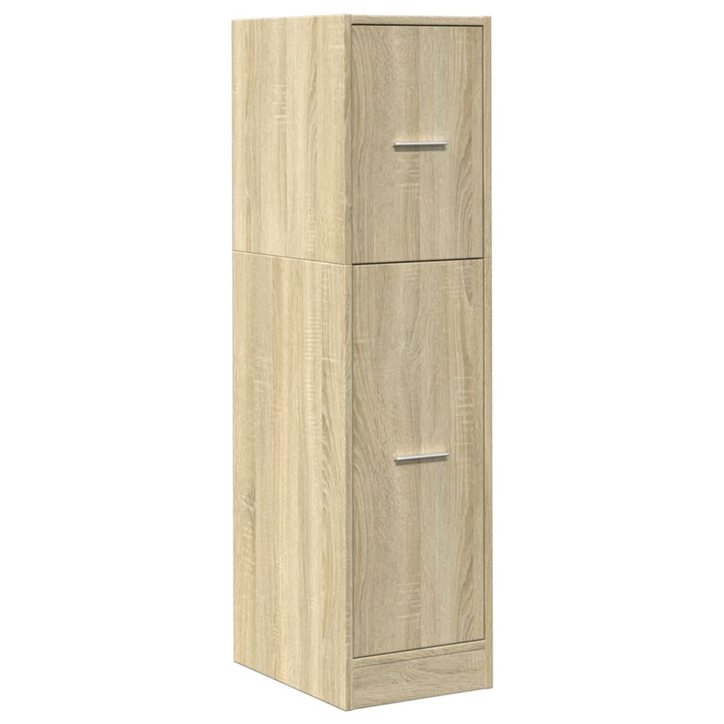 Apothecary Cabinet Sonoma Oak 30x41x118 cm Wood Material