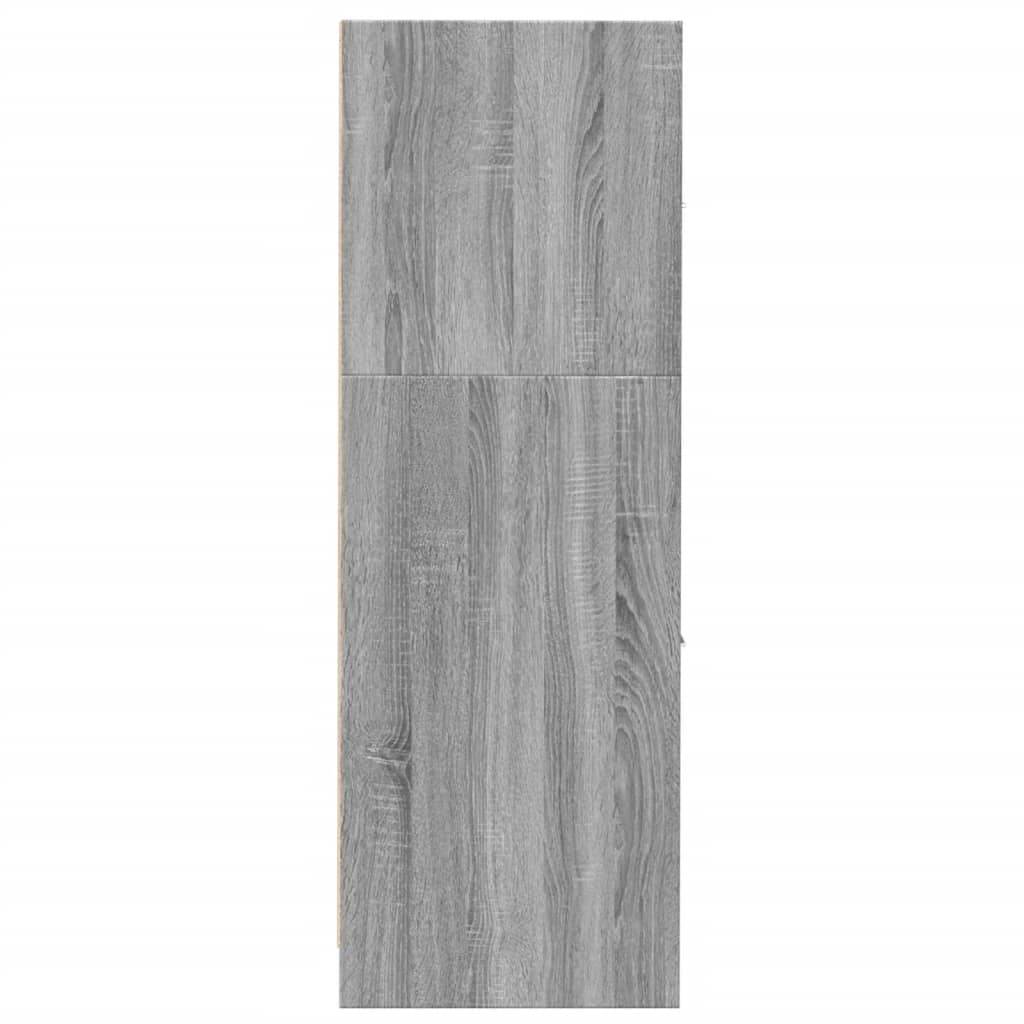 Apothekerschrank Grau Sonoma 30x41x118 cm Holzwerkstoff