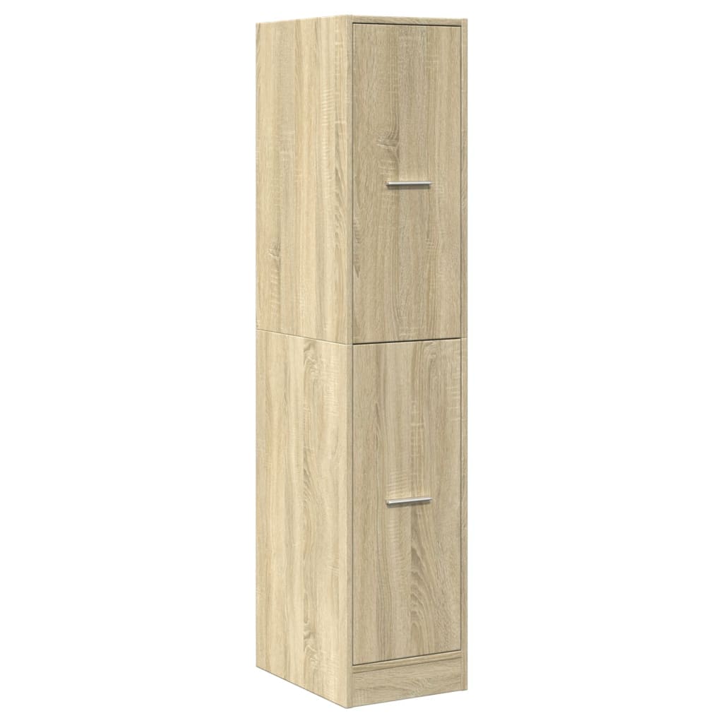 Apothecary Cabinet Sonoma Oak 30x41x144.5 cm Wood Material