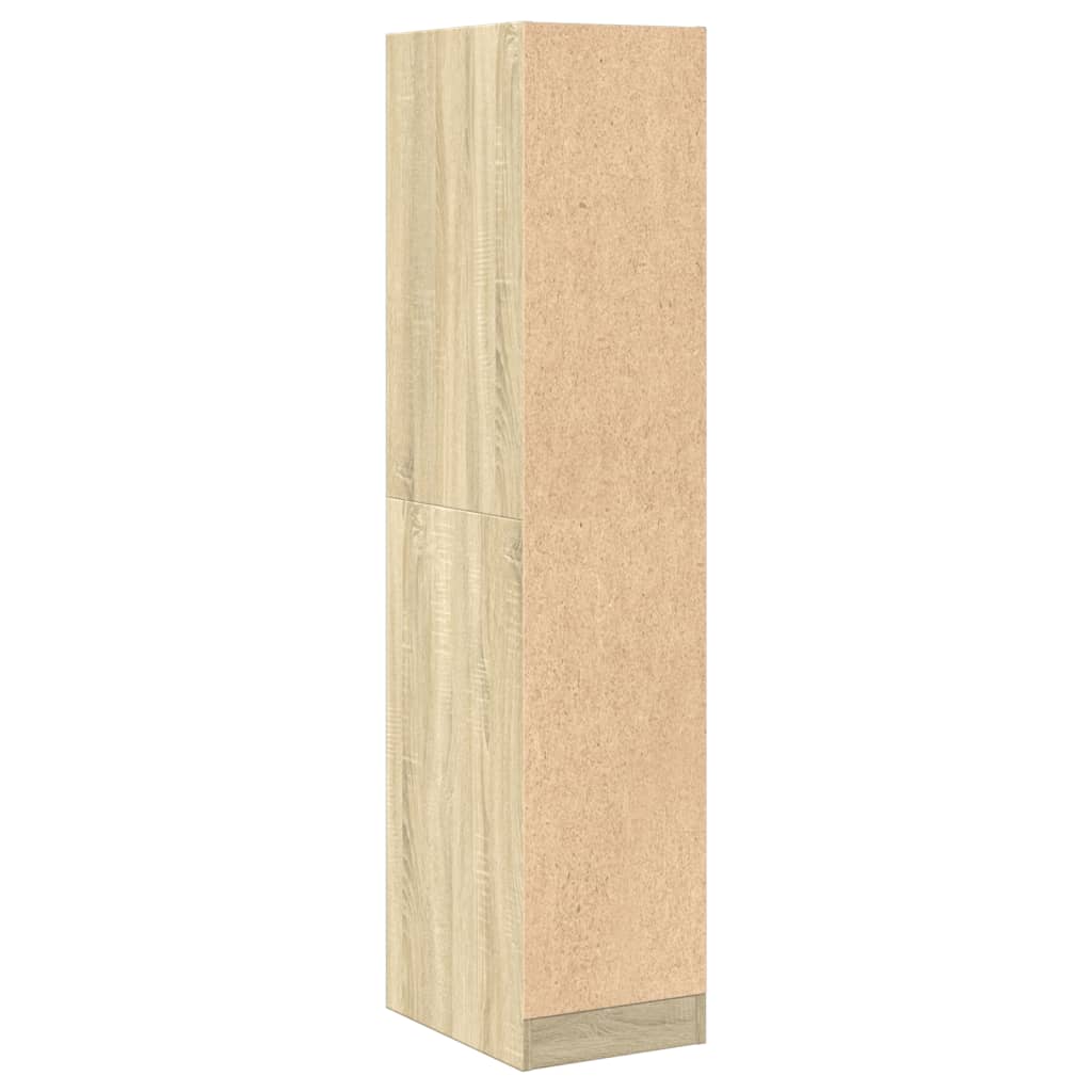 Apothecary Cabinet Sonoma Oak 30x41x144.5 cm Wood Material