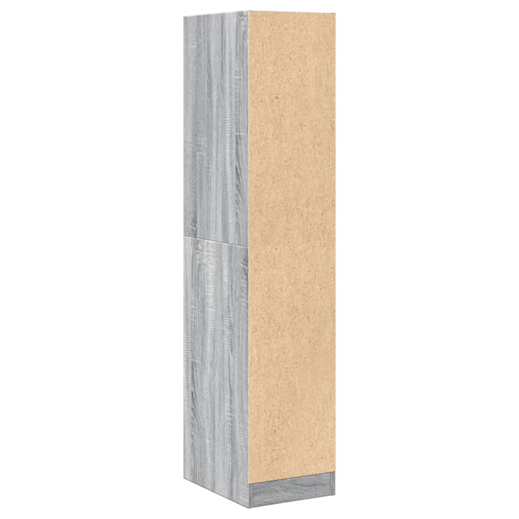 Apothekerschrank Grau Sonoma 30x41x144,5 cm Holzwerkstoff