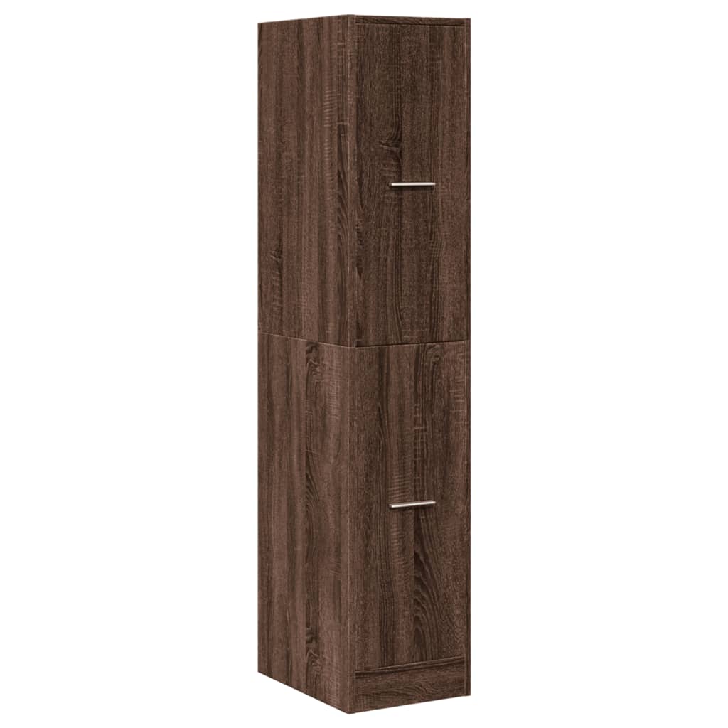 Apothecary Cabinet Oak Look 30x41x144.5 cm Wood Material