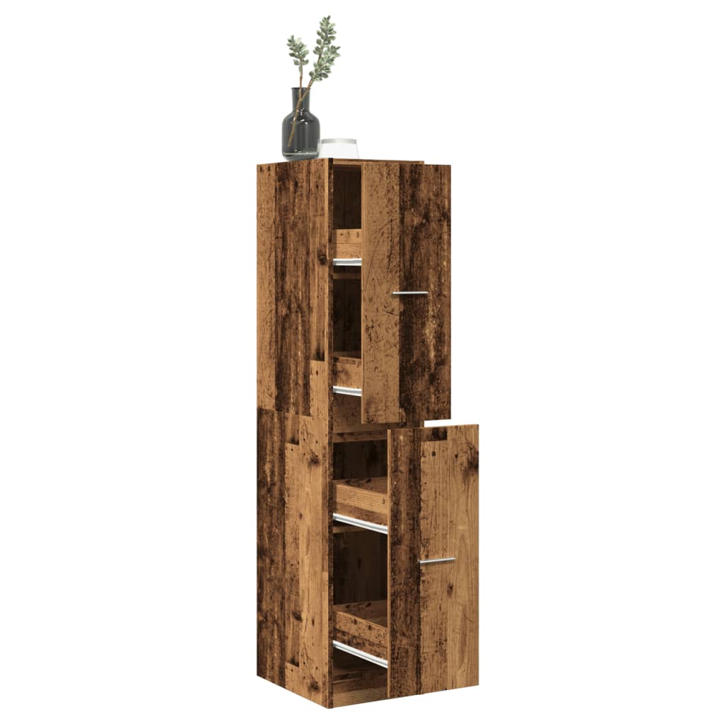 Apothecary cabinet old wood look 30x41x144.5 cm wood material