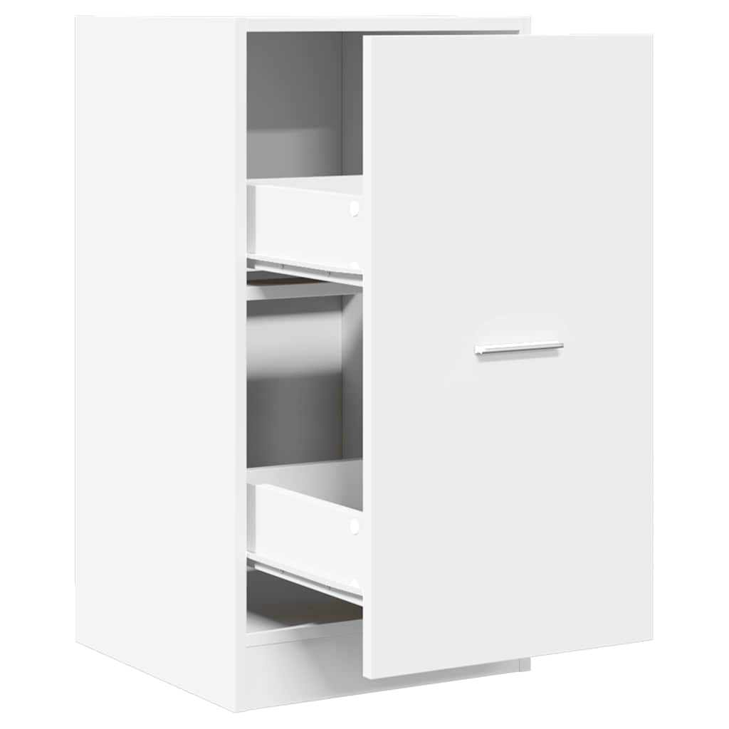 Apothecary Cabinet White 40x41x77.5 cm Wood Material