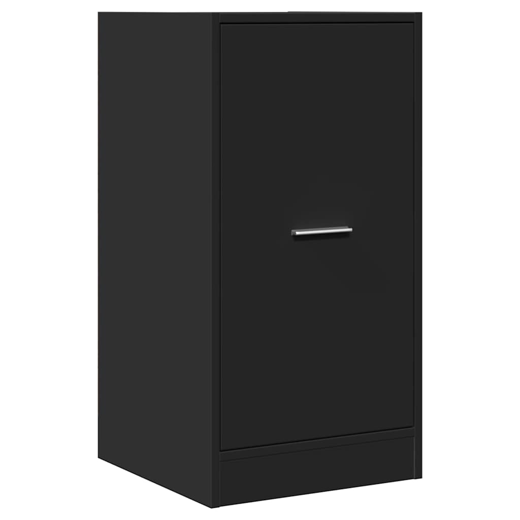 Apothecary Cabinet Black 40x41x77.5 cm Wood Material